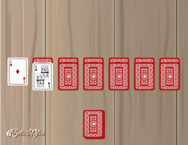 Schritt 2 die zweite Runde austeilen