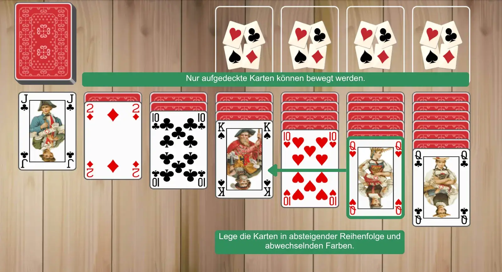 Analysiere das Tableau